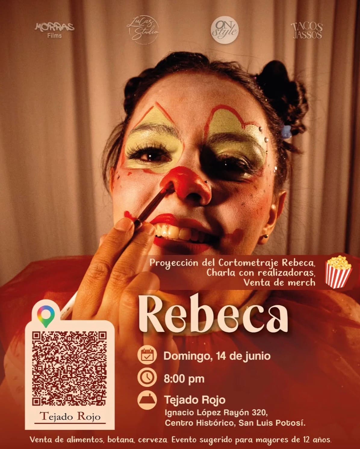 Proyección del Cortometraje Rebeca
