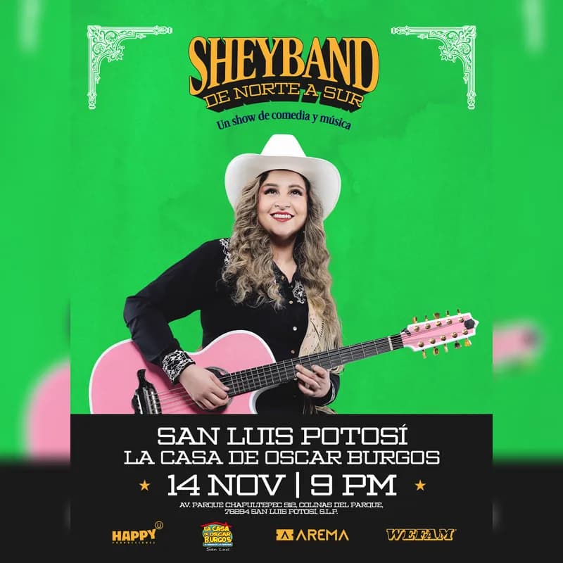 Shey Band De Norte a Sur en San Luis Potosí